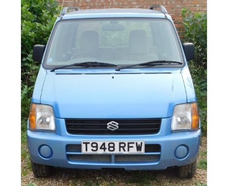 A Suzuki Wagon R+, registration T948 RFW, manual gearbox, 32,275 registered miles, MOT expired 02/08/2012, first registered 1