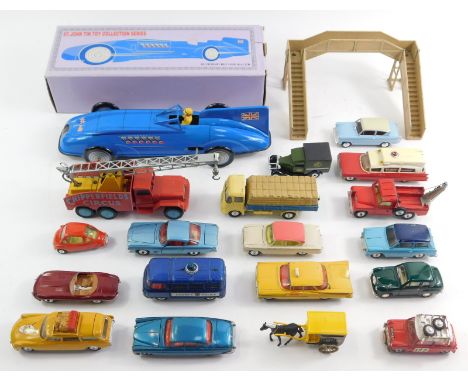 A group of diecast vehicles, to include a Corgi International 6x6 truck, a Corgi Citroen Safari, Corgi ERF model 44G, togethe