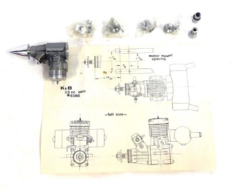 A model engine, 3.5cc Aero R-C.