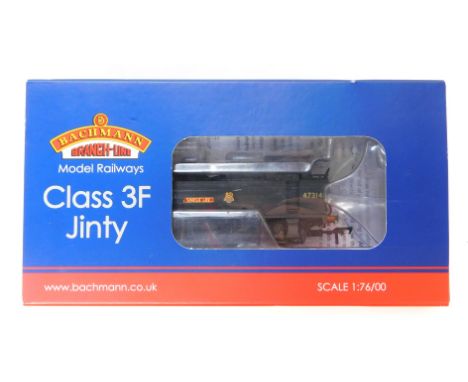 A Bachmann Branchline OO gauge Class 3F Jinty locomotive, 47314, 0-6-0, BR black early emblem (weathered), 32-231A, boxed. 