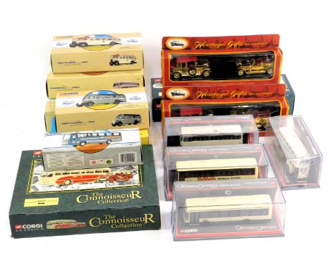 Corgi Commercials, Corgi The Original Omnibus and other boxed diecast, including 35002 London Transport AEC Route Master bus 