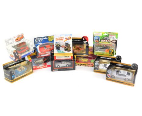 Corgi film and television diecast, to include CC99111 Only Fools and Horses Ford Capri and Reliant Regal Super Van, CC02701 D