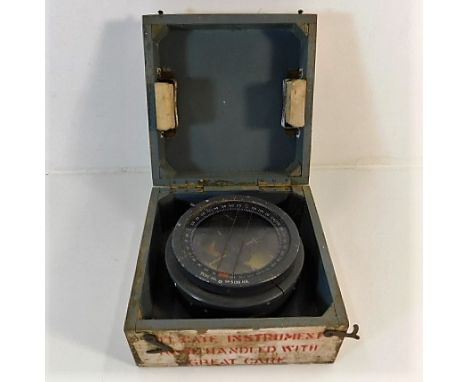 A boxed Type R6 compass approx. 5in diameter