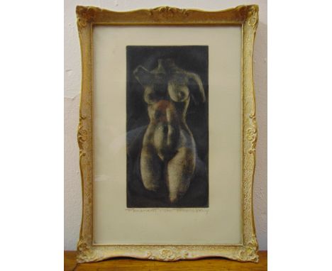 Francis Kelly framed and glazed limited edition lithograph 17/30 titled Fragment, signed bottom right, 29 x 15cm