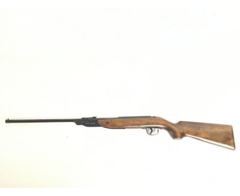 A Webley Scott Jaguar air rifle, Made in England. 93cm long. Cannot be posted