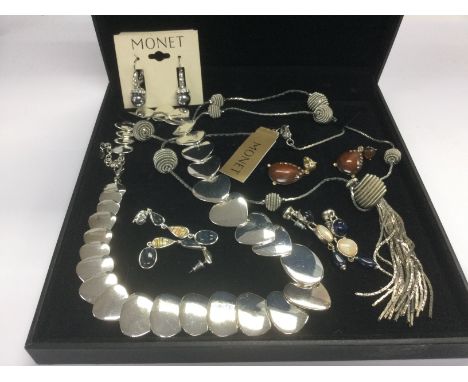 A collection of Monet jewellery. Shipping category B.