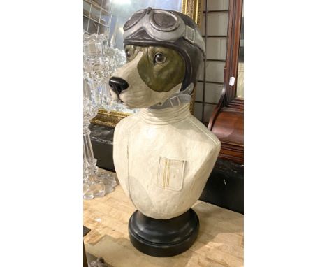 DOG RACING DRIVER BUST 50CMS (H)