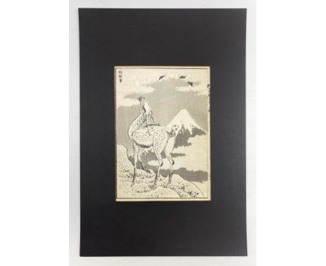 HOKUSAI WOODBLOCK PRINT 20CM X 12CM
