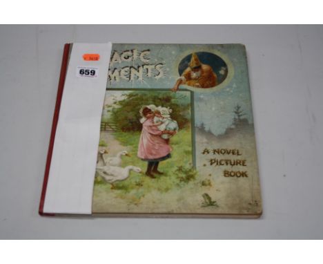BINGHAM, CLIFTON, Magic Moment, a Navel picture book, with five revolving pictures, pub. Minster, 1901