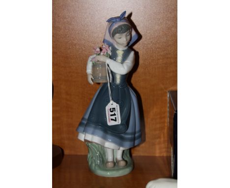 A LLADRO FIGURE, 'Budding Blossoms' No.1416