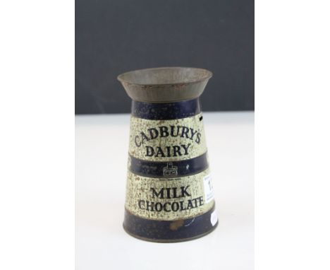 Vintage Advertising Tin / Money Box ' Cadbury's Dairy Milk ', 14.5cms high