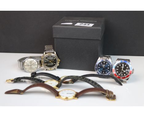 Collection of gents wristwatches to include a Casio Incabloc, a Soki automatic etc