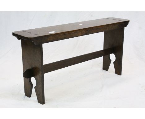 Antique oak bench approx. 36" long 
