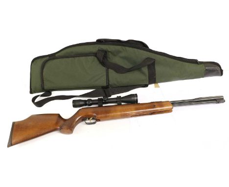 PURCHASER MUST BE 18 YEARS OF AGE OR OVERA Weihrauch HW 97 K .22 Calibre Under-lever Air Rifle, number 1508420, with blued fi