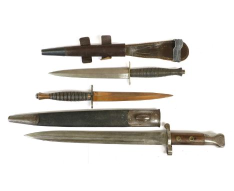 A British 1888 Pattern Mk.I Bayonet 2nd Type, the blade stamped WILKINSON, LONDON, with issue date for April 1897 to one side