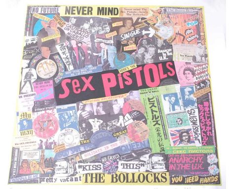 Mal-One, The Class Of '76 - Sex Pistols, lithograph poster, limited edition no.38/76, signed Mal-one and with Punk Art Editio