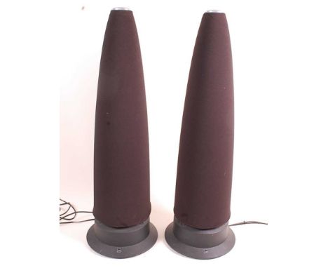 A pair of Meridian M6 Digital Signal Processing loudspeakers, circa 2011, serial no. M6 300755B, h.91cm.Condition report: Ple