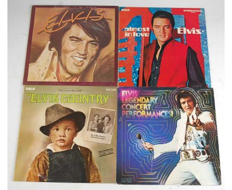 A collection of forty seven Elvis Presley LP's to include Let's Be Friends, Welcome To My World, Almost In Love, Elvis Countr