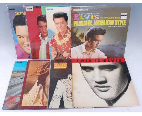 Elvis Presley, a collection of LP's, EP's and singles, to include Something For Everyone, Kissin' Cousins, Blue Hawaii, Parad