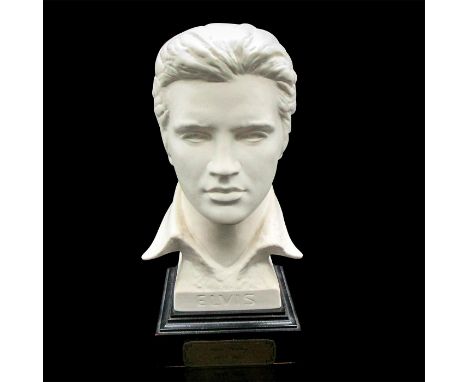 Commemorative bust on wood base with engraved plate. Goebel backstamp. Bochmann imprint. Issued: 20th centuryDimensions: 4"L 