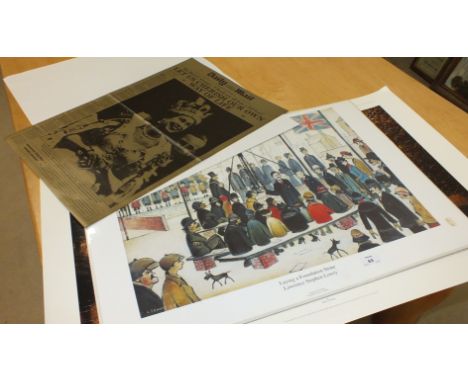 After Paul Apps, 'The Spirit of Freedom', a limited edition coloured print, 640/1950, 27.5 x 39.5cm, signed by artist and Vir