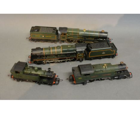 A Lima 00 Gauge Locomotive King George, together with another similar Airfix Locomotive, Royal Scott and two other Airfix Loc