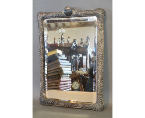 A Victorian Silver Table Mirror, Chester 1900, 44 x 30 cms