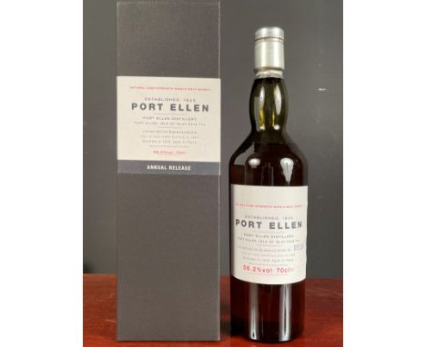Port Ellen 1979 Natural Cask Strength Single Malt Whisky, distilled 1979, bottled 2001, aged 22 years, no.316 of 6000 bottles