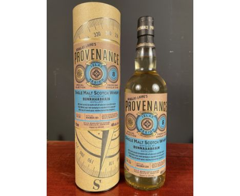 Bunnahabhain Provenance 2008 Single Malt Scotch Whisky, aged 8 years, Douglas Laing &amp; Co Ltd, distilled June 2008, bottle