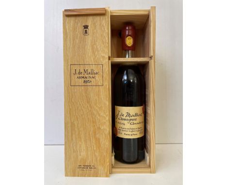 J. de Malliac, Armagnac 1950, bottled 1988, 70cl, 40%, numbered bottle in individual wooden box