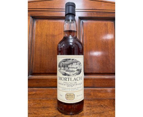 Mortlach single malt Scotch whisky, 16 years old, bottled May 1999, Wine Society sherry cask ageing and label, 70cl, 53.1%