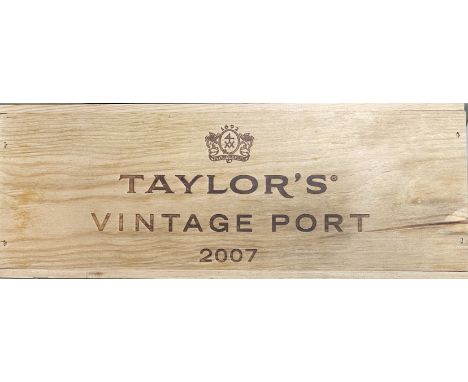 Taylor's Vintage Port 2007, 6 bottles in owc