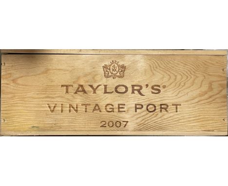 Taylor's Vintage Port 2007 6 bottles in owc