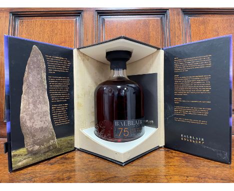 Balblair 1975 Single Malt Scotch Whisky, 70cl, 46%, some staining to interior of boxProvenance: from the estate of a Whisky I