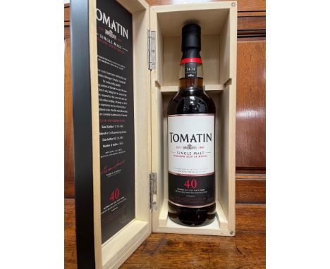 Tomatin 1967 Single Malt Scotch Whisky, matured for over 40 years, bottled 2.10.2007, limited release, one of 1614 bottles, 7