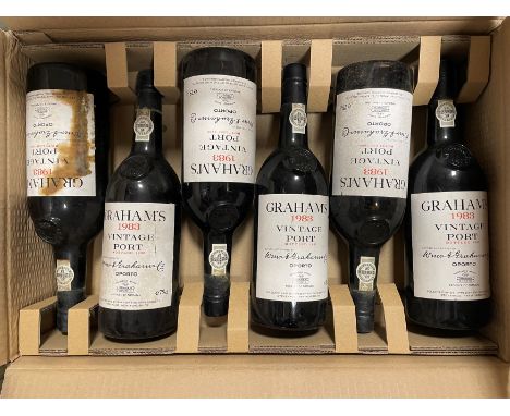 Graham's 1983 Vintage Port 12 bottles