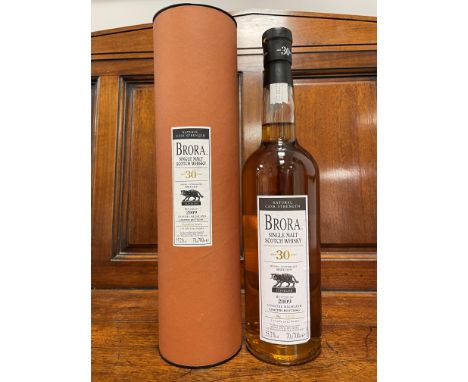 Brora 30 Year Old Single Malt Scotch Whisky, bottled in 2009, limited edition no.1818 of 2652 bottles, natural cask strength,