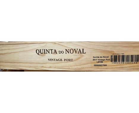 Quinta do Noval Vintage Port 2017, 6 bottles in owc