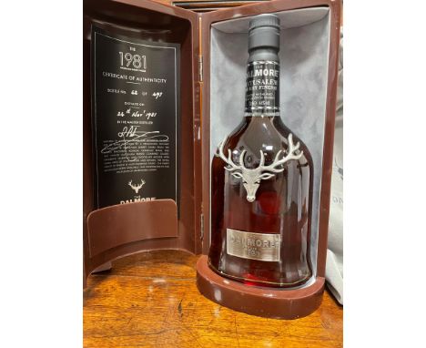 The Dalmore 1981 Matusalem Sherry Finesse Single Malt Scotch Whisky, distilled 24 November 1981, bottle no.62 of 497, 70cl, 4