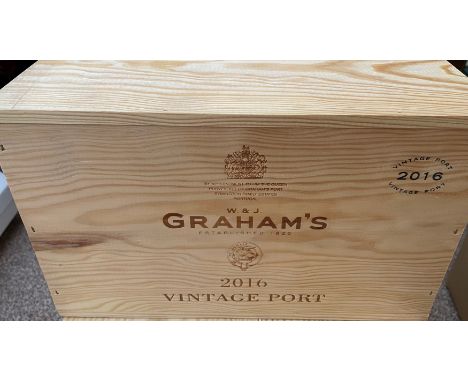 Graham's Vintage Port 2016, 6 bottles in owc
