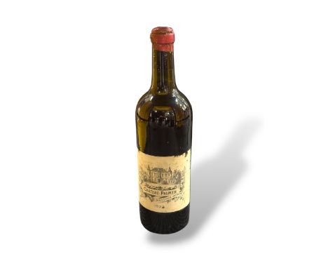 Chateau Palmer, Margaux 3eme Cru 1923, 1 bottle, original named foil (dented), label nicked, level mid shoulder