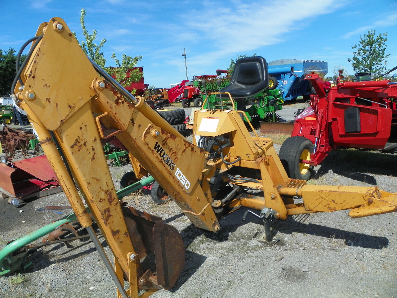 Tag4979 Woods 1050 Backhoe. 540 pto pump