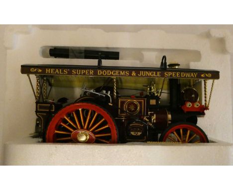 The White Rose of York 1:24th scale Burrell Showman's engine, some small items loose in box, otherwise excellent