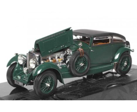 Mini Champs 1/18th scale Bentley six point 5 litre blue train special 1930, boxed, excellent