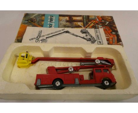 Corgi Simon Snorkel Fire engine, boxed with instructions, excellent