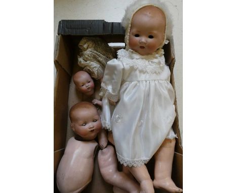 Three armand marseille dolls, comprising an 18 and 22 am 351 and a 12