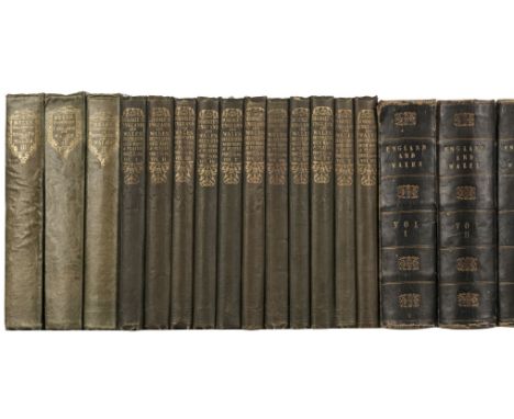 Bell (James). A New and Comprehensive Gazetteer of England and Wales, 3 volumes only (of 4), Glasgow: A. Fullarton, 1834, vol