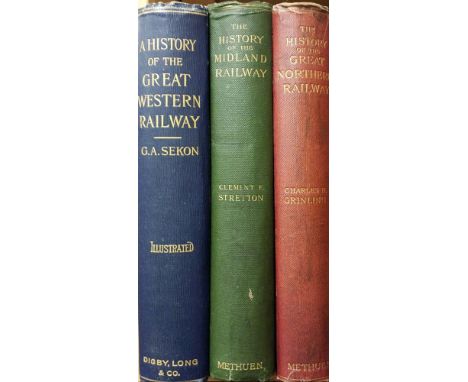 Sekon (G. A.). A History of the Great Western Railway being The Story Of The Broad Gauge, 1st edition, London: Digby, Long &a