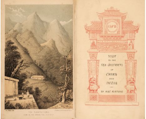 Fortune (Robert). A Journey to the Tea Countries of China; Including Sung-Lo and the Bohea Hill; with a Short Notice of the E