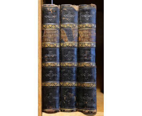 Humboldt (Alexander de &amp; Bonpland, Aimé). Personal Narrative of Travels to the Equinoctial Regions of the New Continent, 